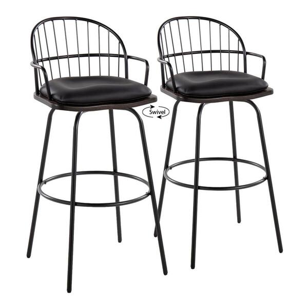 Metal bar stools with backs and arms hot sale