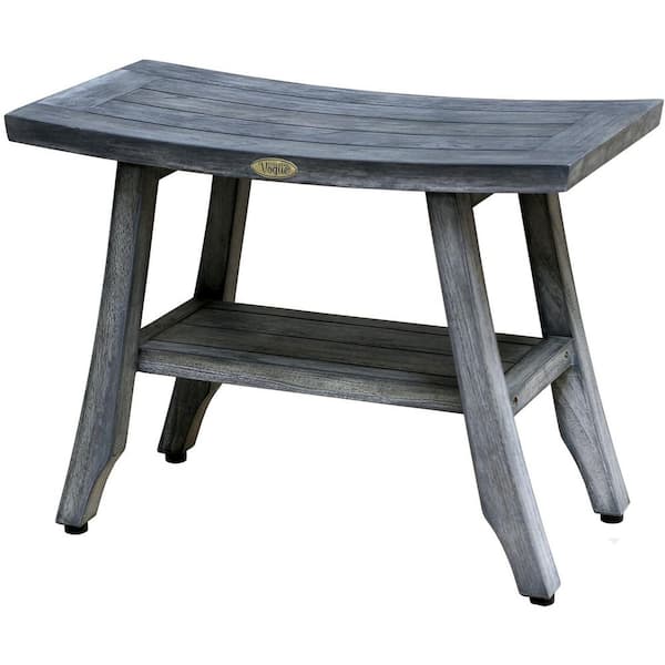 Gray shower best sale bench seat