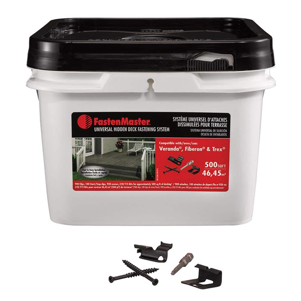 FastenMaster Universal Hidden Deck Fastening System 500 sq.ft ...