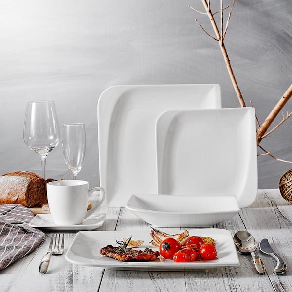 Ocula White Luxury Dinnerware Set