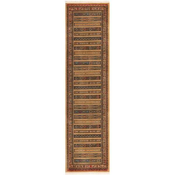 Fars Pasadena Tan 2' 7 x 10' 0 Runner Rug