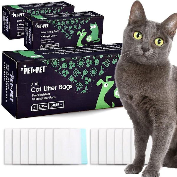 34 in. x 18 in. X-Large Extra Heavy-Duty Cat Pan Litter Box Liners (21-Liners/Box)