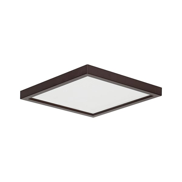 AMAX LIGHTING 7 in. 3000K Bronze New Construction or Remodel IC Rated Recessed Integrated LED Kit for Shallow Ceiling