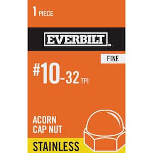 #10-32 Stainless Steel Fine Cap Nut