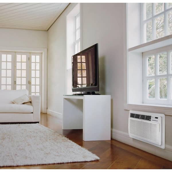 8,000 BTU 115-Volt Through-the-Wall Air Conditioner Unit Cools 350 sq. ft. with Remote and Dehumidifier