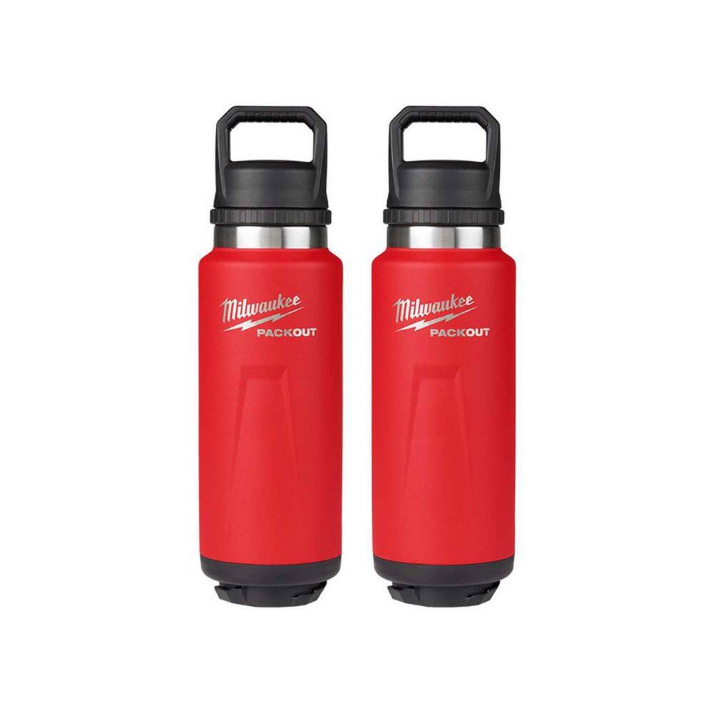 PACKOUT Red 36 oz. Insulated Bottle with Chug Lid (2-Pack) price history on PriceWatchPro