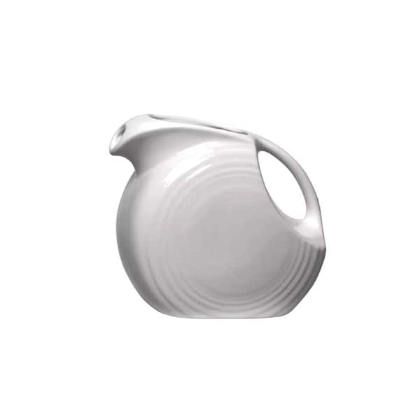 Fiesta 67.25 oz. White Ceramic Large Pitcher Disk
