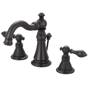 8 in. Widespread 2-Handle Bathroom Faucet in Oil Rubbed Bronze