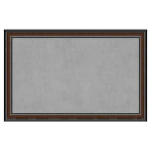 Cyprus Walnut 45 in. x 29 in. Framed Magnetic Board