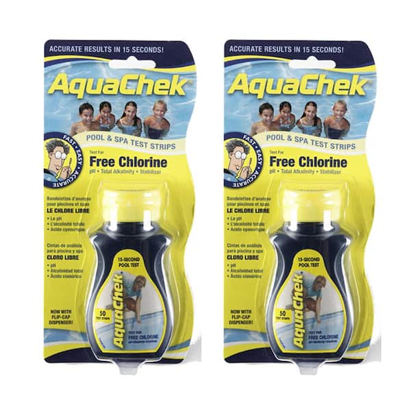 AquaChek Pool Chlorine Test Strips (2-Pack) 511244-02 - The Home Depot