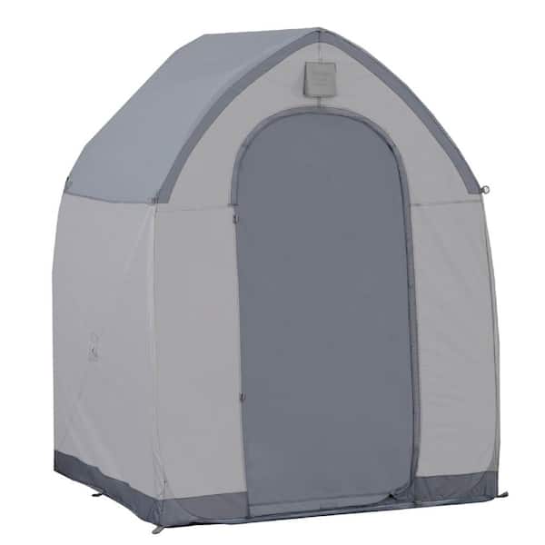 FlowerHouse 5 ft. x 5 ft. Portable Storage Shed 25 sq. ft.
