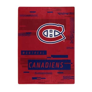 NHL Digitize Canadiens Raschel Multi-Colored Throw Blanket
