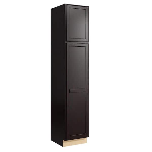 Cardell Stig 18 in. W x 90 in. H Linen Cabinet in Coffee
