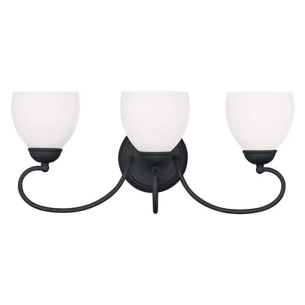 Brookside 3 Light Black Bath Vanity
