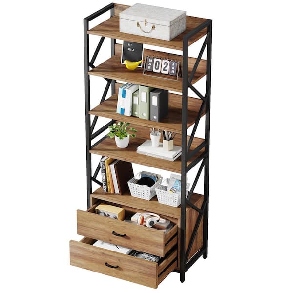 https://images.thdstatic.com/productImages/b906c3cb-0f06-4813-8950-a7988ef213d9/svn/brown-and-black-bookcases-bookshelves-bb-f1609yf-77_600.jpg