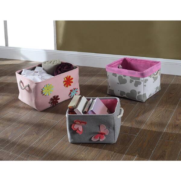 TOPIA HOME Storage Baskets for Shelves with Metal Frame, 2-Pack Closet  Organizers and Storage Bins for Organization, Collapsible Rectangle Fabric