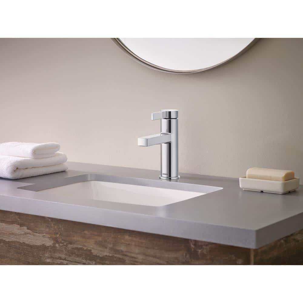 Beric Chrome Modern Single Handle Bathroom Faucet