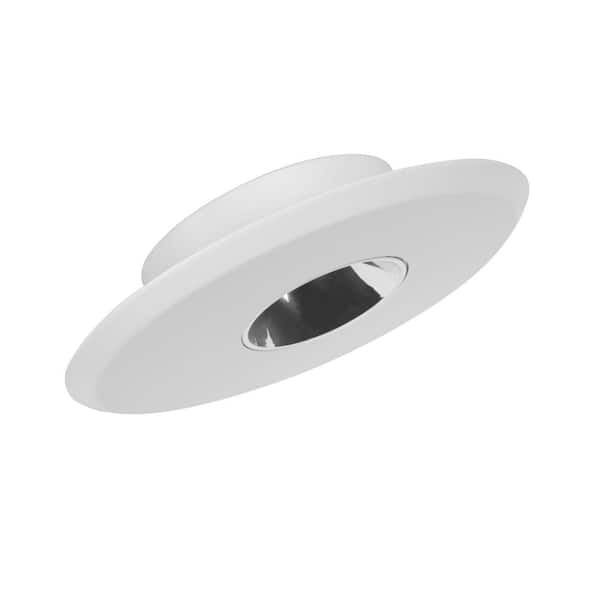 NICOR DLF SureFit(v4) 5 in. 10-Watt Oil-Rubbed Bronze Wall Wash Selectable Integrated LED Recessed Light Trim