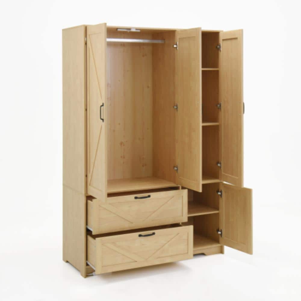 47.2 in. W x 19.7 in. D x 71.7 in. H Bathroom Brown Linen Cabinet with Drawers price history on PriceWatchPro