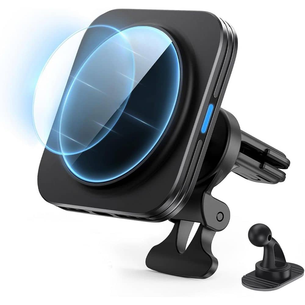 Magnetic Wireless Car Charger Air Vent Dashboard Holder for iPhone 16-12 Galaxy S25 Fast Charging price history on PriceWatchPro