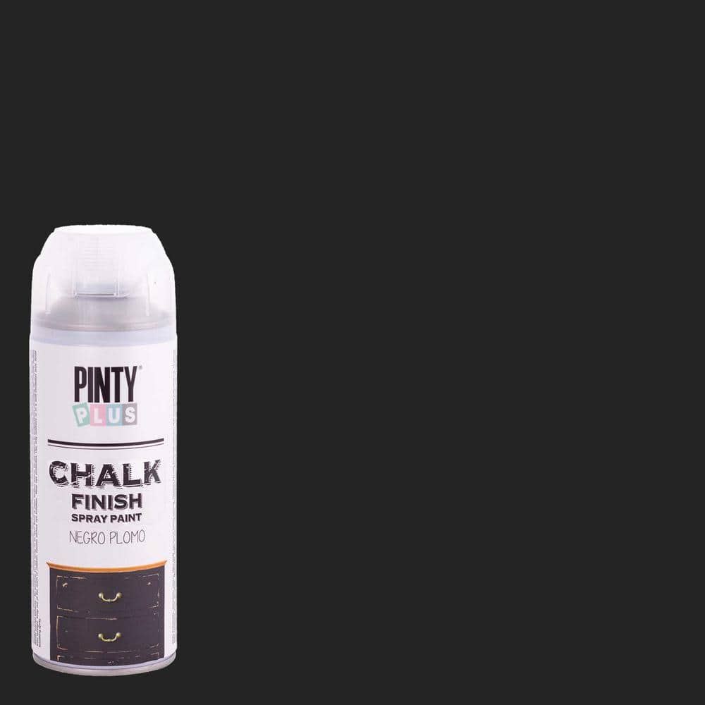 11.82 oz. Black Plumb (Charcoal) Chalk Finish Spray Paint -  PINTY PLUS, NOV 799