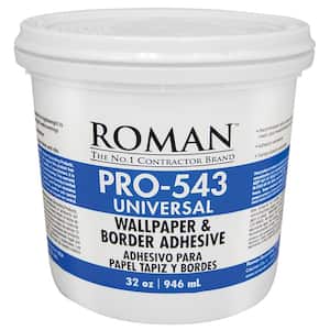 Roman PRO-543 1 Qt. Universal Wallpaper Adhesive 209902 - The Home Depot
