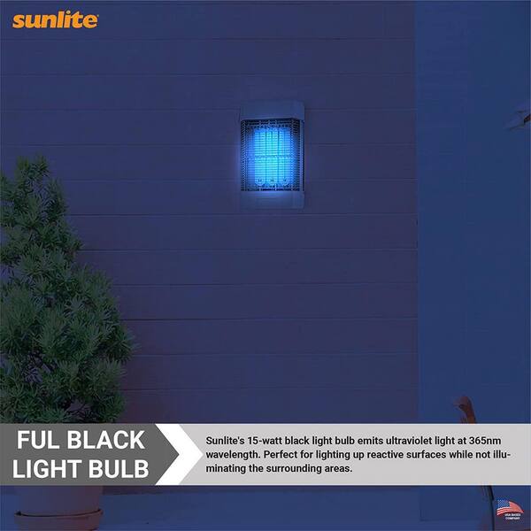 Sunlite 20-Watt CFL Spiral Black Light Bulb (BLB) UV Black Light Party Bulb (3-pack)