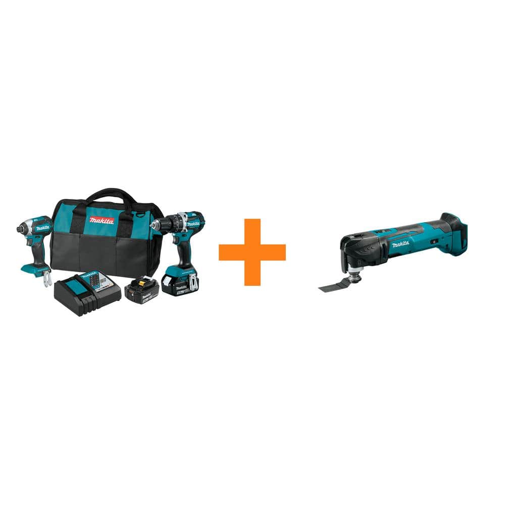 18V LXT Lithium-Ion Brushless Cordless 2-Piece Combo Kit 5.0 Ah with 18V LXT Variable Speed Oscillating Multi-Tool price history on PriceWatchPro