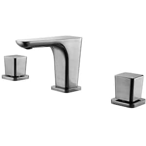 AB1782-BN 8 in. Widespread 2-Handle Luxury Bathroom Faucet in Brushed Nickel