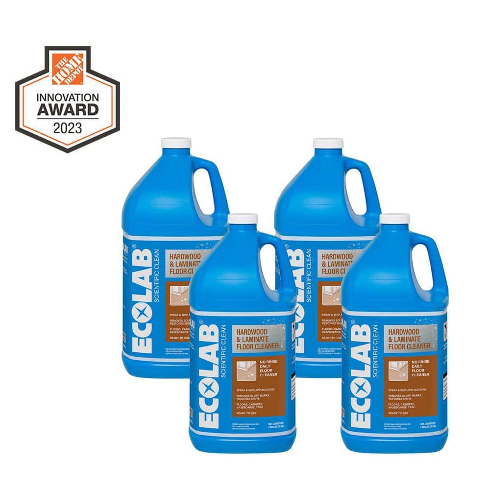 1 Gal. Hardwood and Laminate Floor Cleaner, Advanced No-Rinse Solution Safe