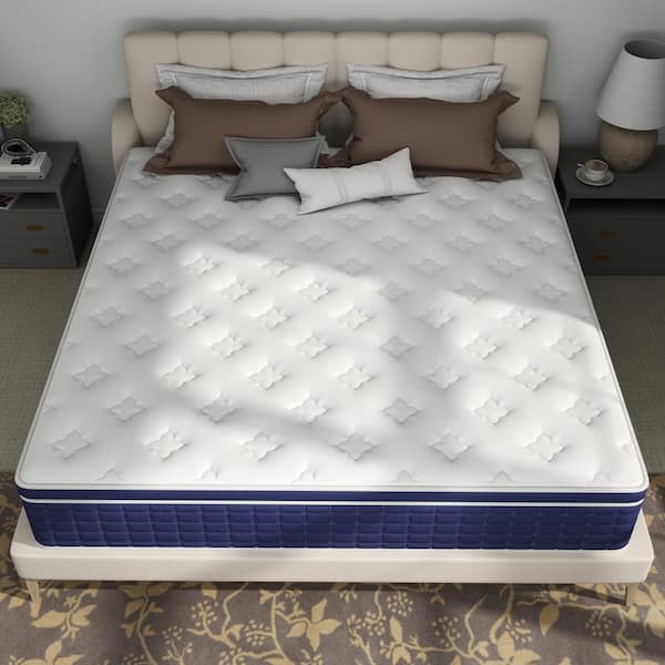 Unbranded Queen Medium Memory Foam Hybrid 12 in. Bed-in-a-Box Mattress