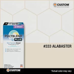 Polyblend Plus #333 Alabaster 10 lb. Unsanded Grout