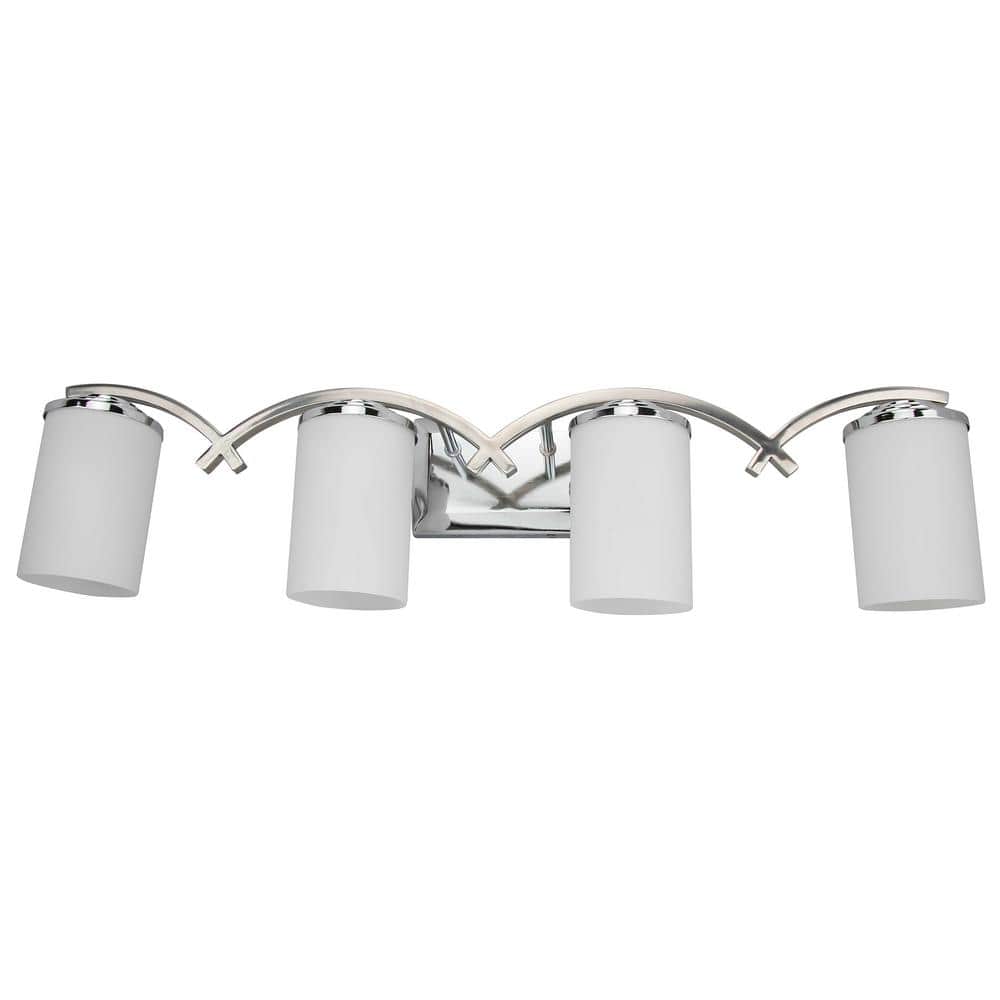 Brina 4-Light Chrome Vanity-Light