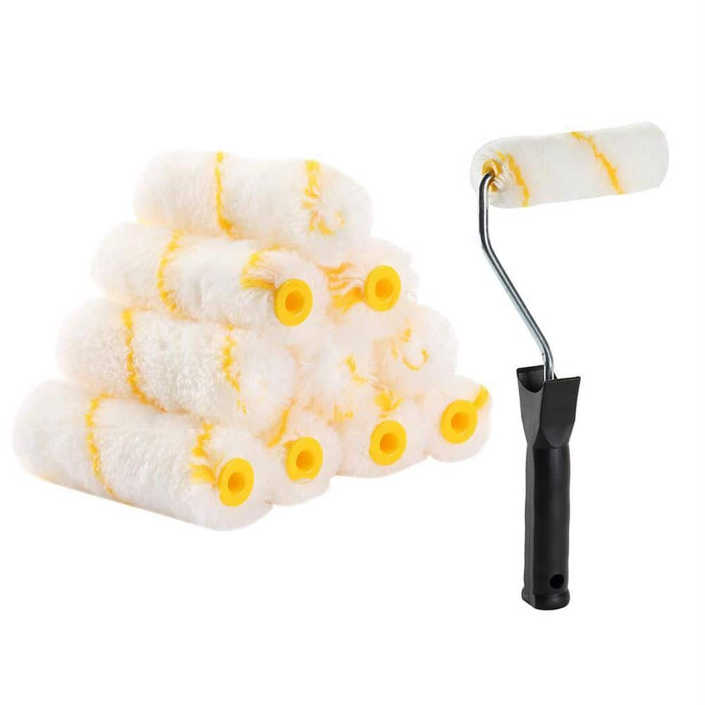 Buy Wholesale China Long Handle Mini 4" Paint Roller Kit With