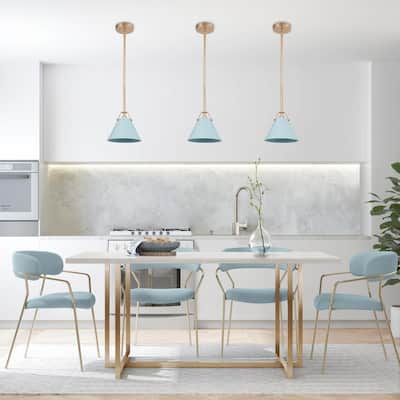 Blue Pendant Lights Lighting The Home Depot