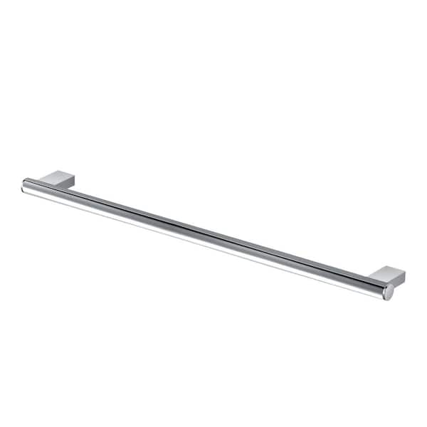 Transolid Maddox 24 in. x 1 in. Concealed Screw Grab Bar in Polished Chrome