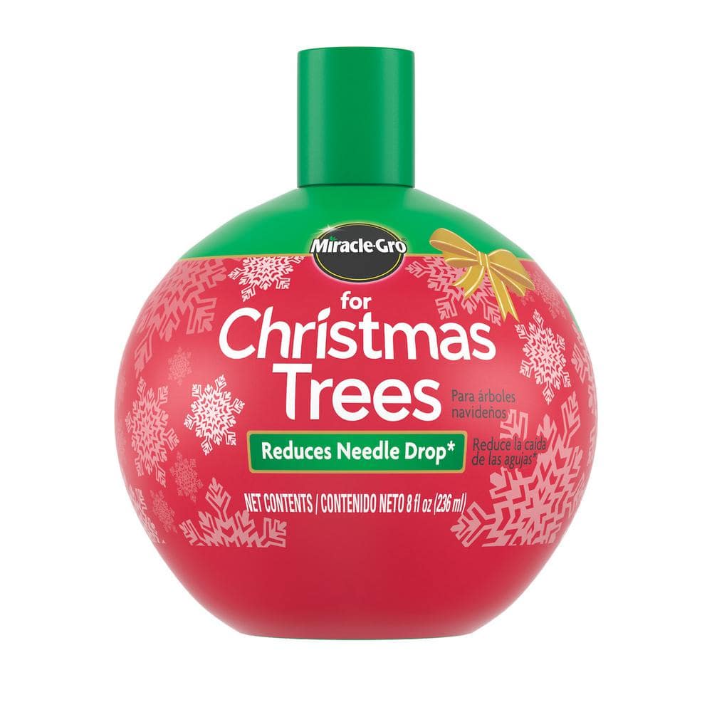 Miracle-Gro 8 oz. Christmas Trees Plant Food, Hydrates Trees and Keeps  Christmas Trees Green All Holiday Season 101660 - The Home Depot