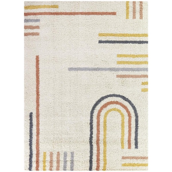 BALTA Erin Multicolor 5 ft. x 7 ft. Striped Area Rug