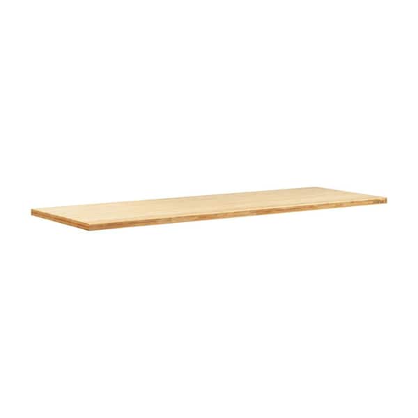 NewAge Products Pro Series 3.0 42 in. W x 1.25 in. H x 24 in. D Bamboo Worktop