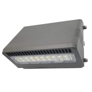 400-Watt Equivalent Integrated LED Bronze Dimmable 10,640 Lumens Cutoff Wall Pack Light, 5000K