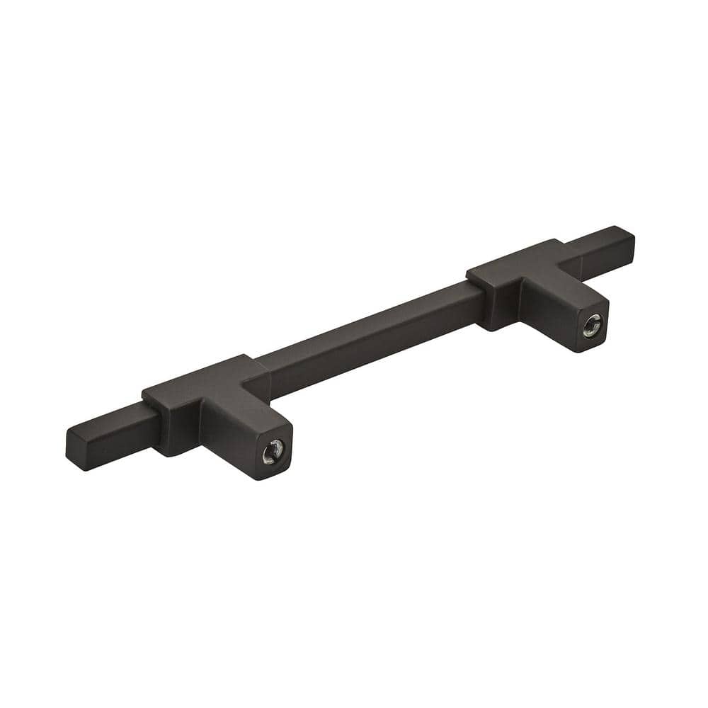 Matte Black Aluminum Modern Bar Cabinet Pull