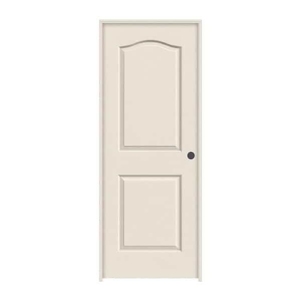 JELD-WEN 24 in. x 80 in. Princeton Primed Left-Hand Smooth Molded Composite Single Prehung Interior Door