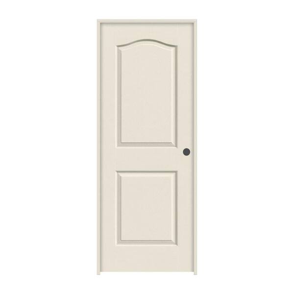 JELD-WEN 36 in. x 80 in. Princeton Primed Left-Hand Smooth Molded Composite Single Prehung Interior Door