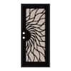 Unique Home Designs Sunfire 36 in. x 80 in. Left Hand/Outswing Black ...