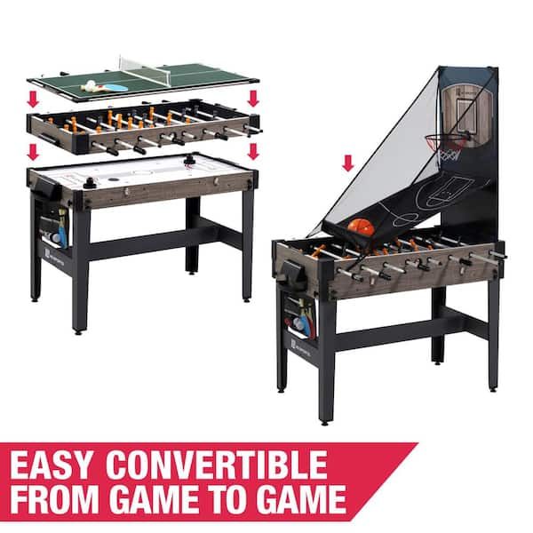 MD Sports Glendale 72 4-in-1 Swivel Combo Game Table 