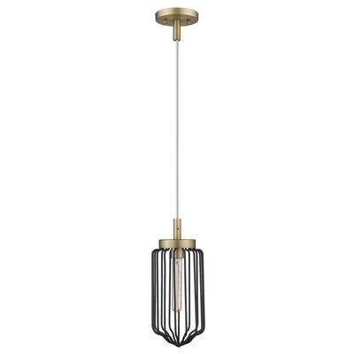 Modern Black Brass Pendant Lights Lighting The Home Depot - Reece Chrome Effect 3 Lamp Pendant Ceiling Light