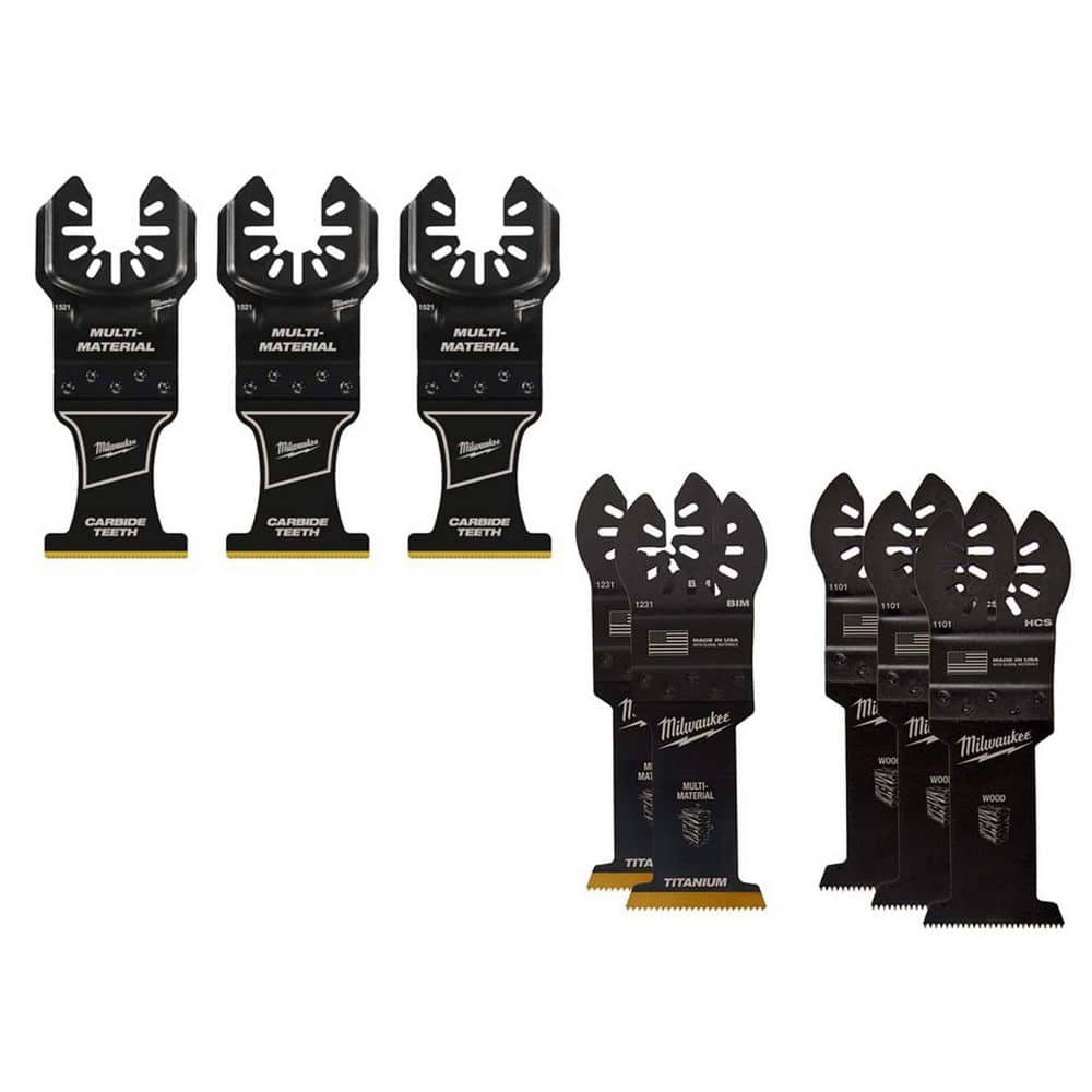 1-3/8 in. Carbide TPI Univ Fit Xtreme Wood & Metal Cutting Multi-Tool Oscillating Blade (3-Pack) w/ 5PC OMT SET price history on PriceWatchPro
