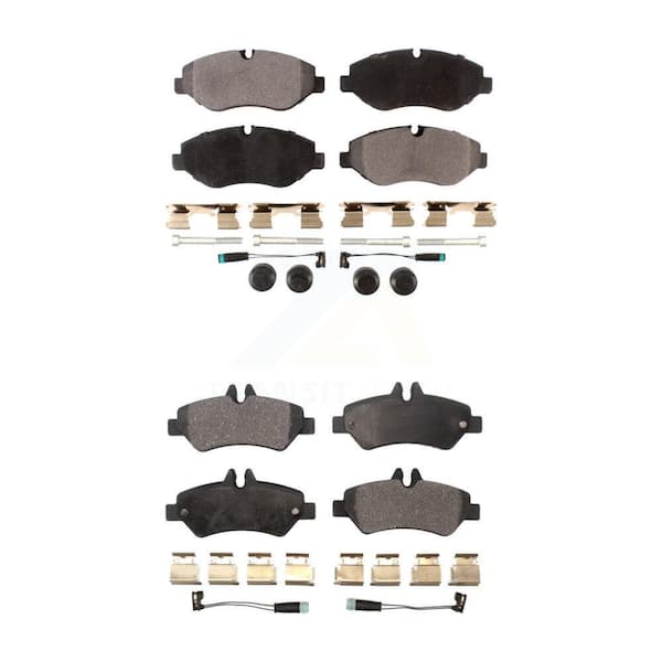 TEC Front Rear Ceramic Brake Pads Kit For Sprinter 2500 Mercedes-Benz Freightliner Dodge KTC-100137