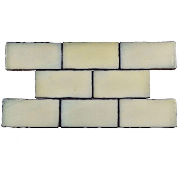 Merola Tile Antic Special Pergamon 3 in. x 6 in. Ceramic Wall Take Home Tile Sample