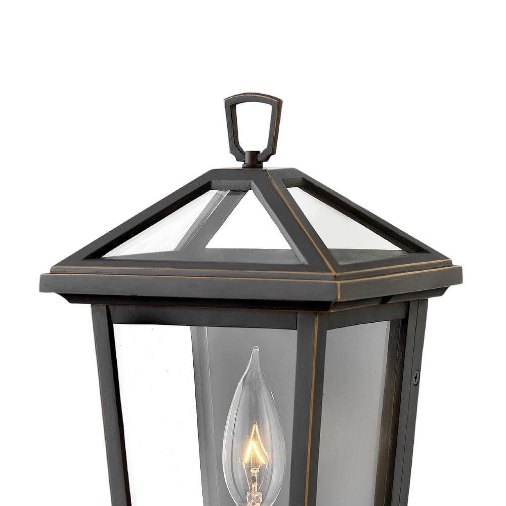 11.25" Oil Rubbed Bronze Aluminum Dimmable Outdoor Sconce
